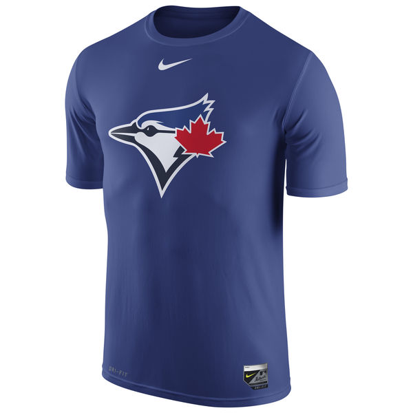 MLB Men Toronto Blue Jays Nike Authentic Collection Legend Logo 1.5 Performance TShirt Royal